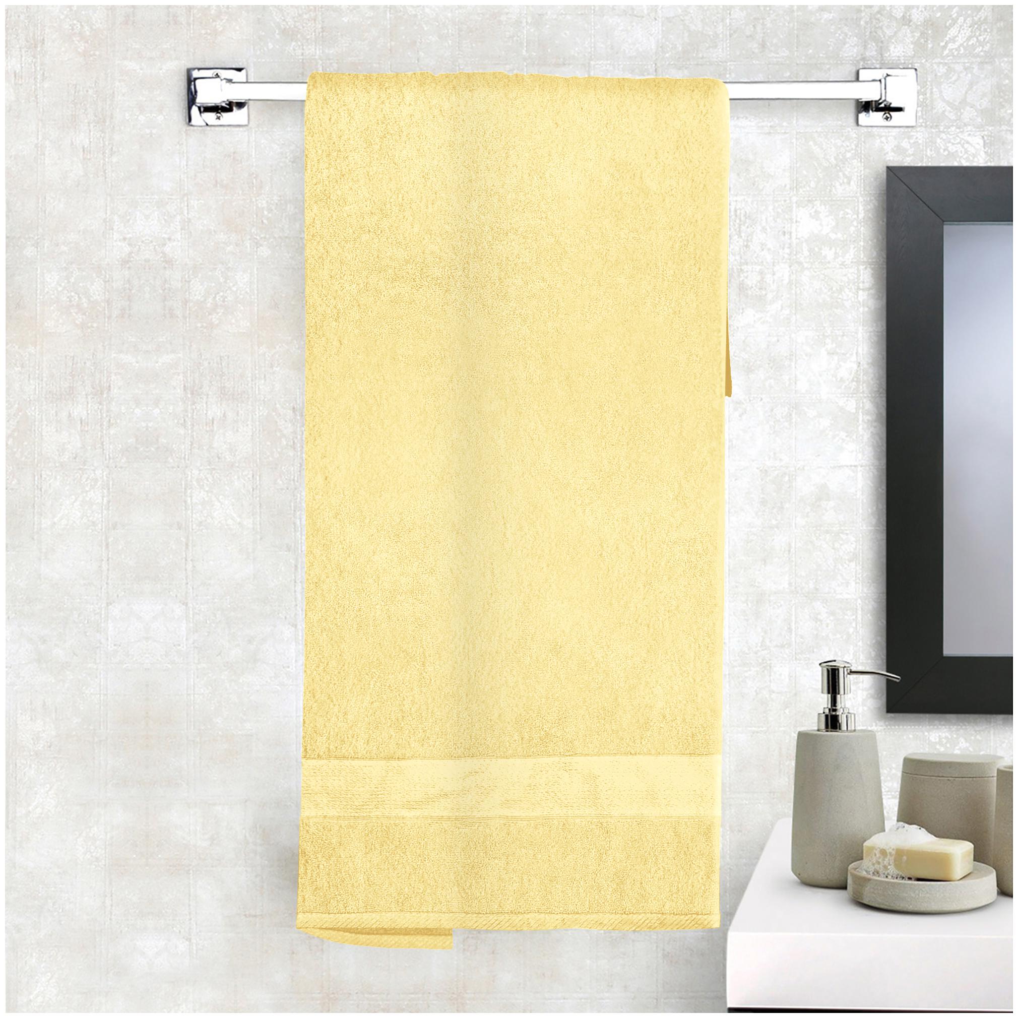 

Story Home 600 GSM Cotton Bath towel ( 1 piece Yellow )