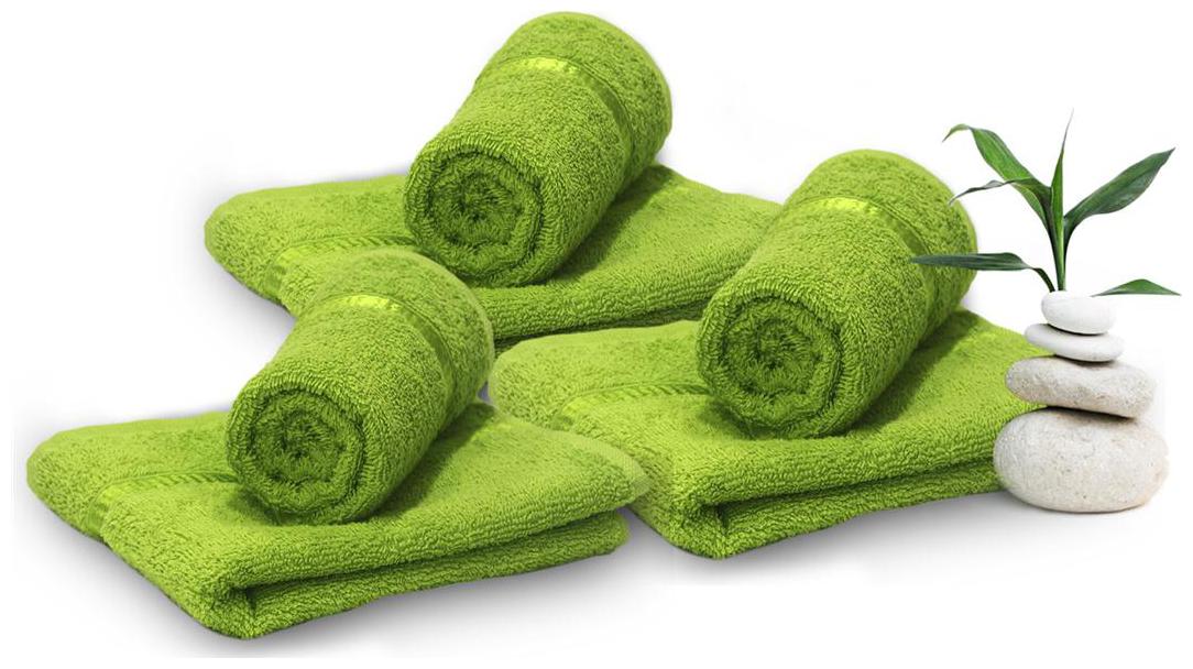 

Story Home 450 GSM Cotton Hand towel ( 6 pieces Green )