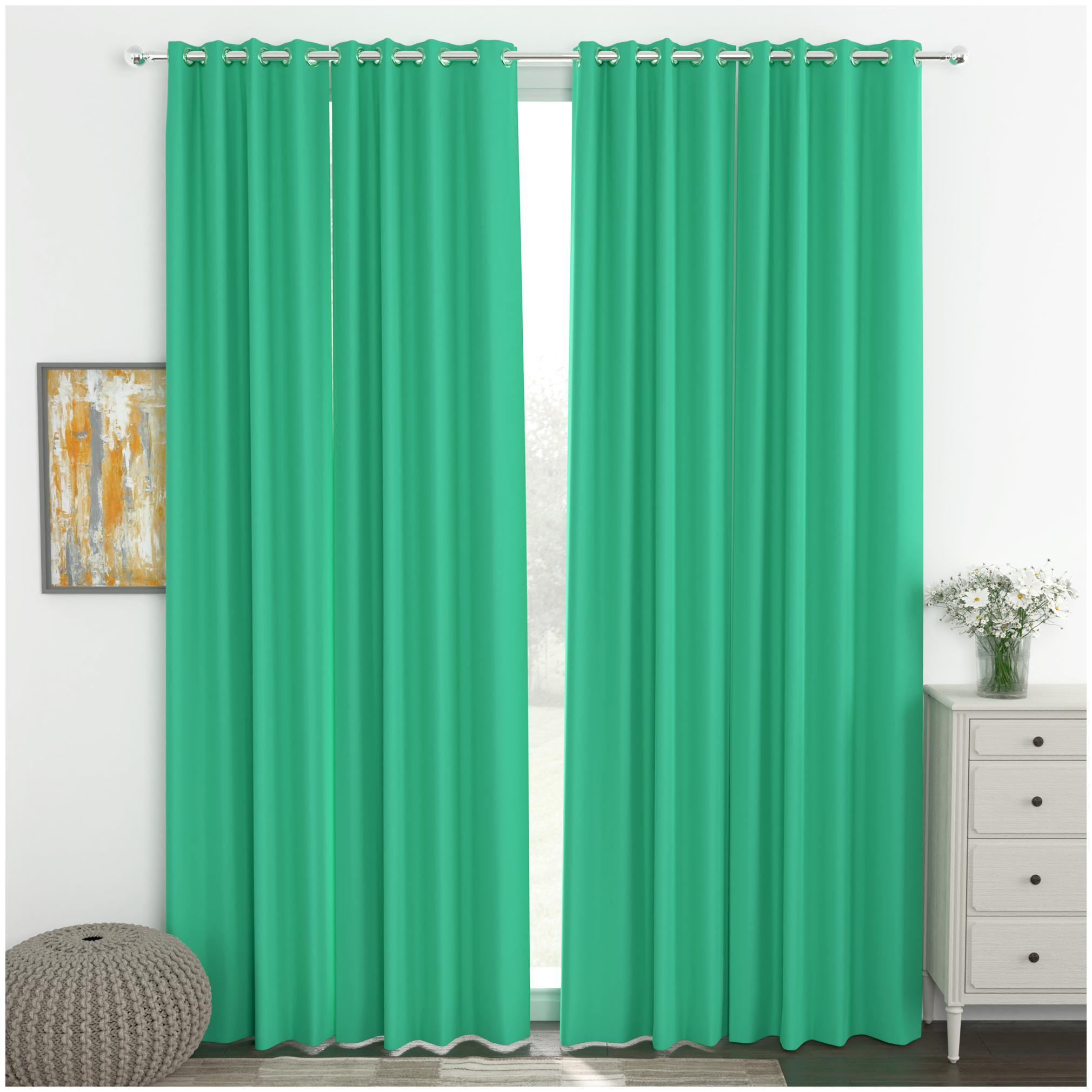 

Story Home Blackout Set of 4 Pcs Door Curtain - 7ft