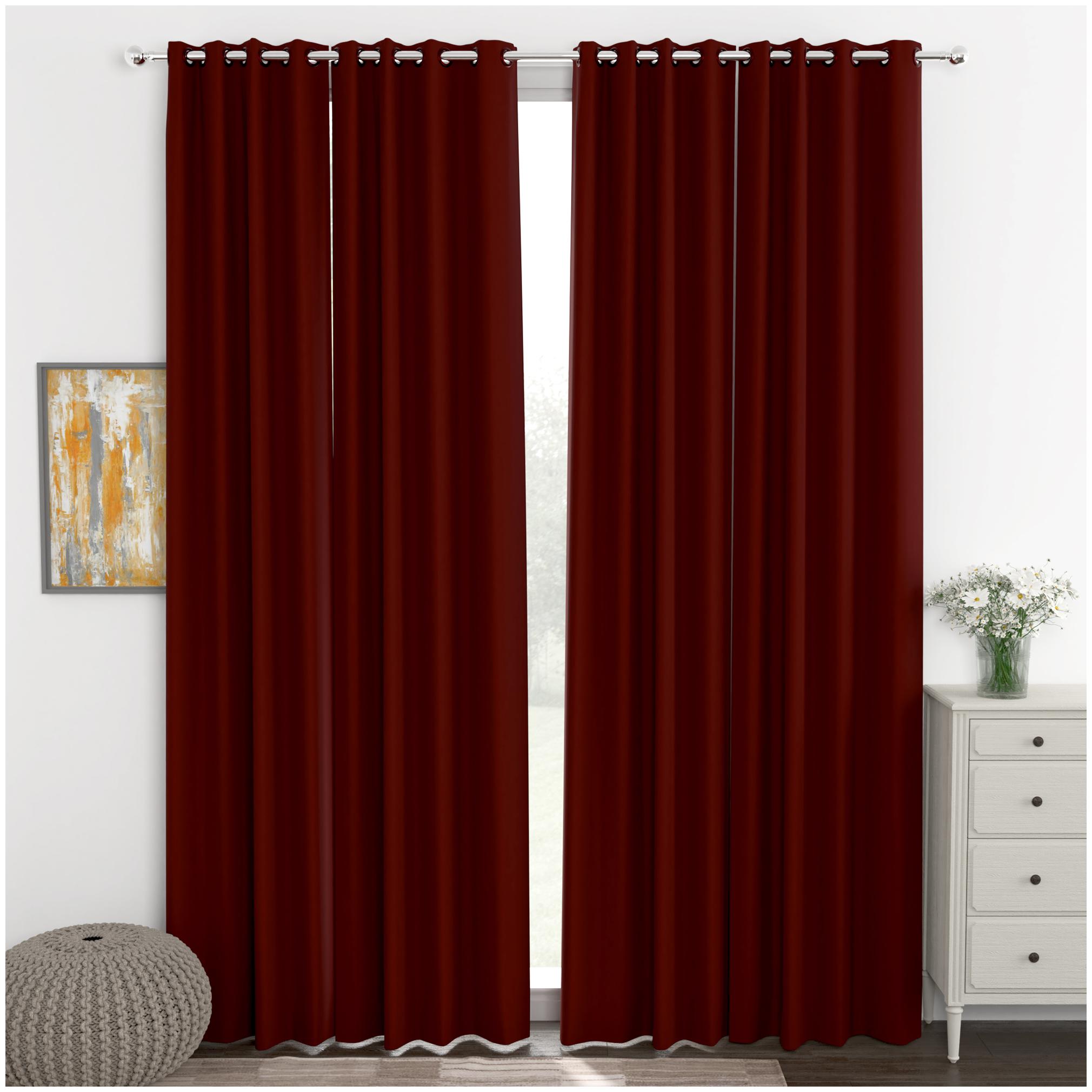 

Story Home Blackout Set of 4 Pcs Door Curtain - 7ft