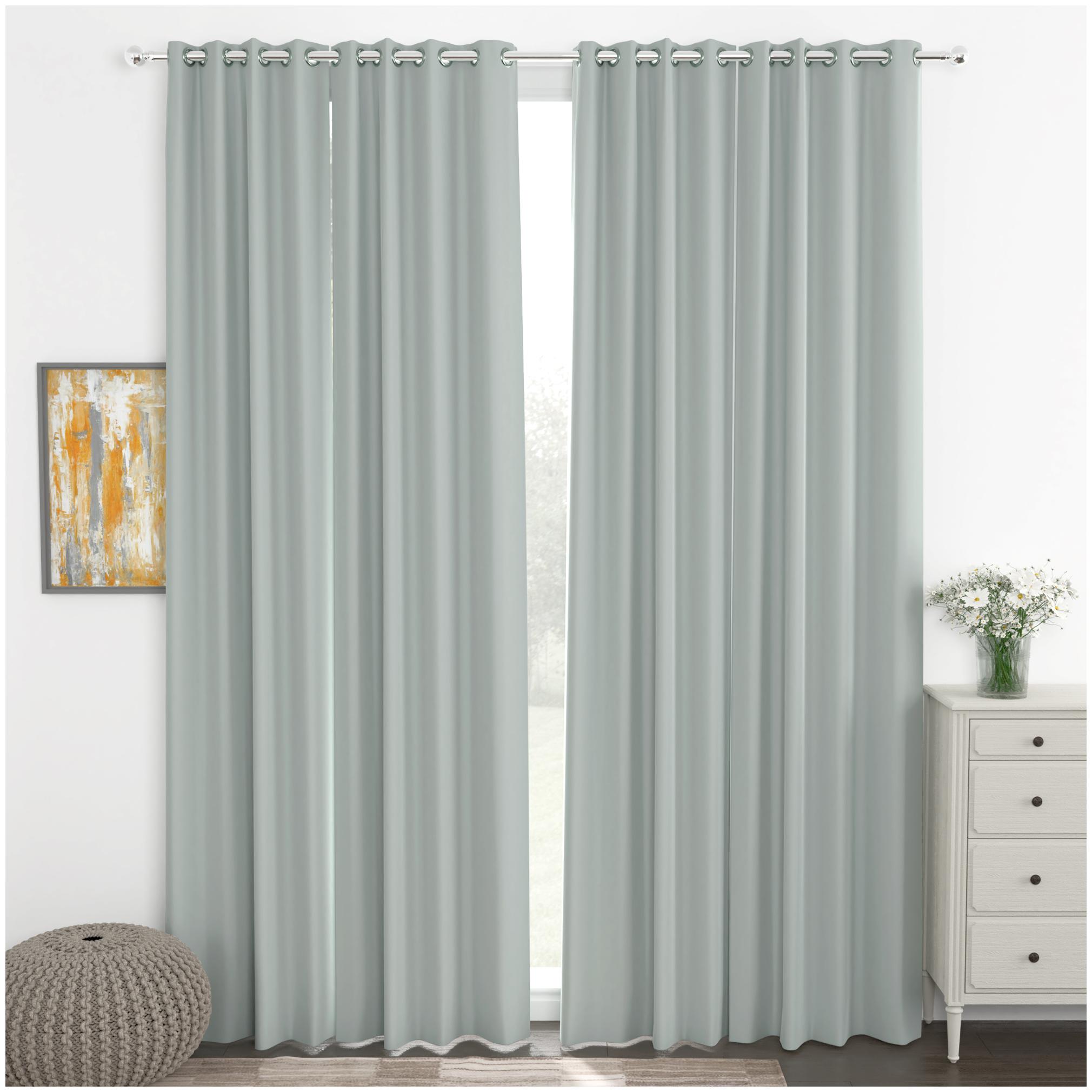 

Story Home Blackout Set of 4 Pcs Long Door Curtain - 9 ft