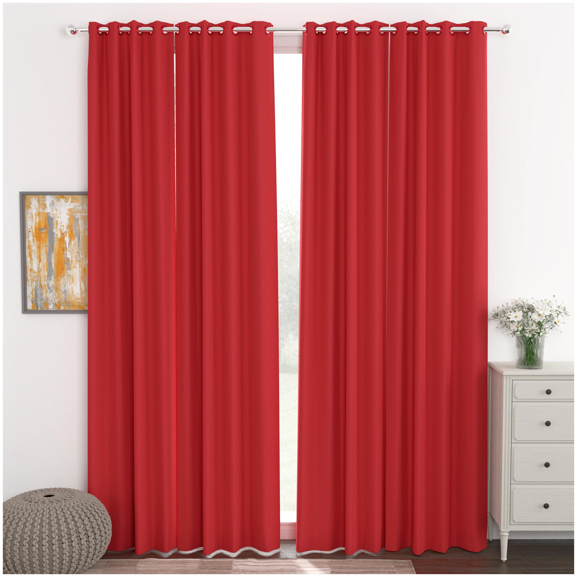 

Story Home Blackout Set of 4 Pcs Long Door Curtain - 9 ft