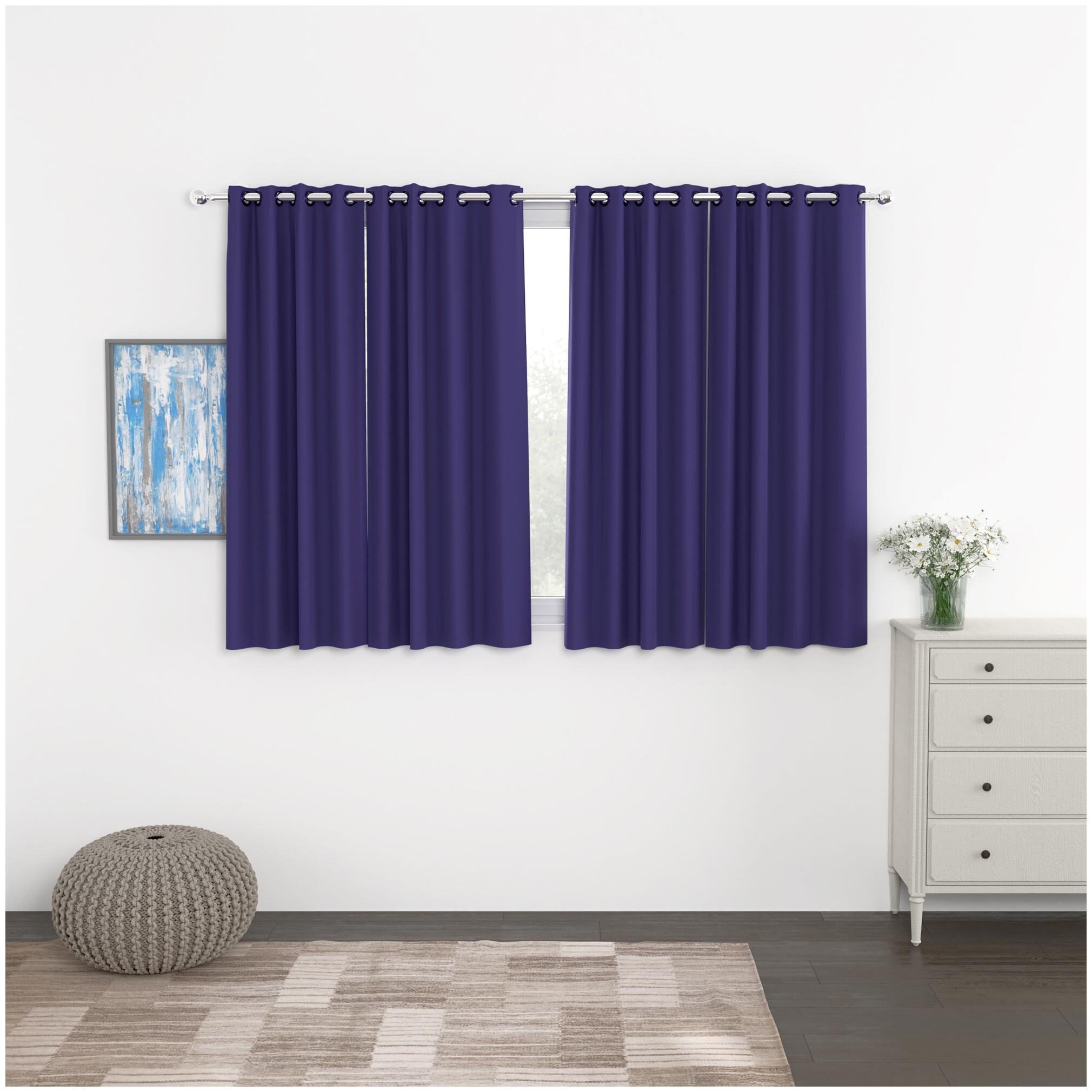 

Story Home Blackout Set of 4 Pcs Window Curtain - 5ft