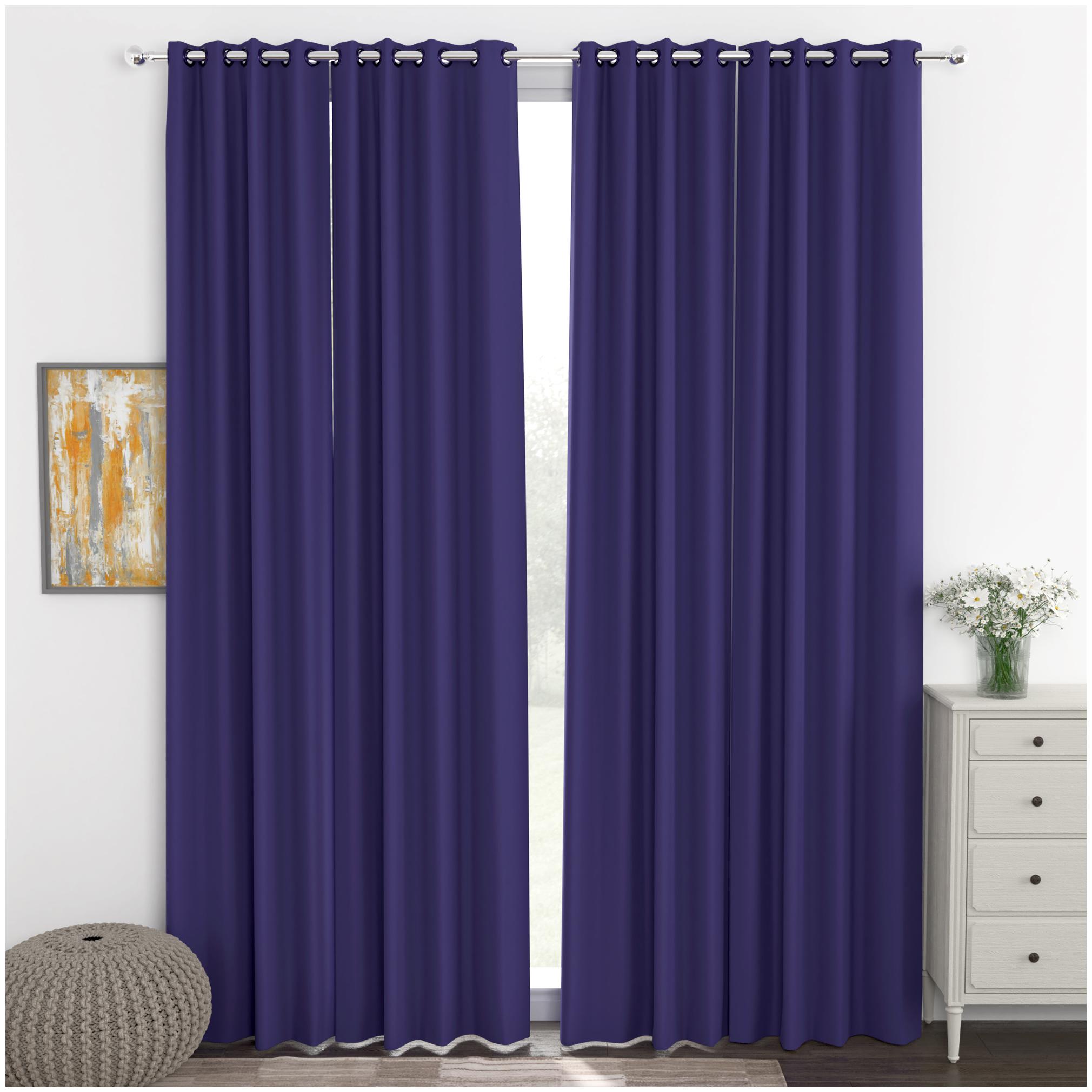 

Story Home Blackout Set of 4 Pcs Door Curtain - 7ft
