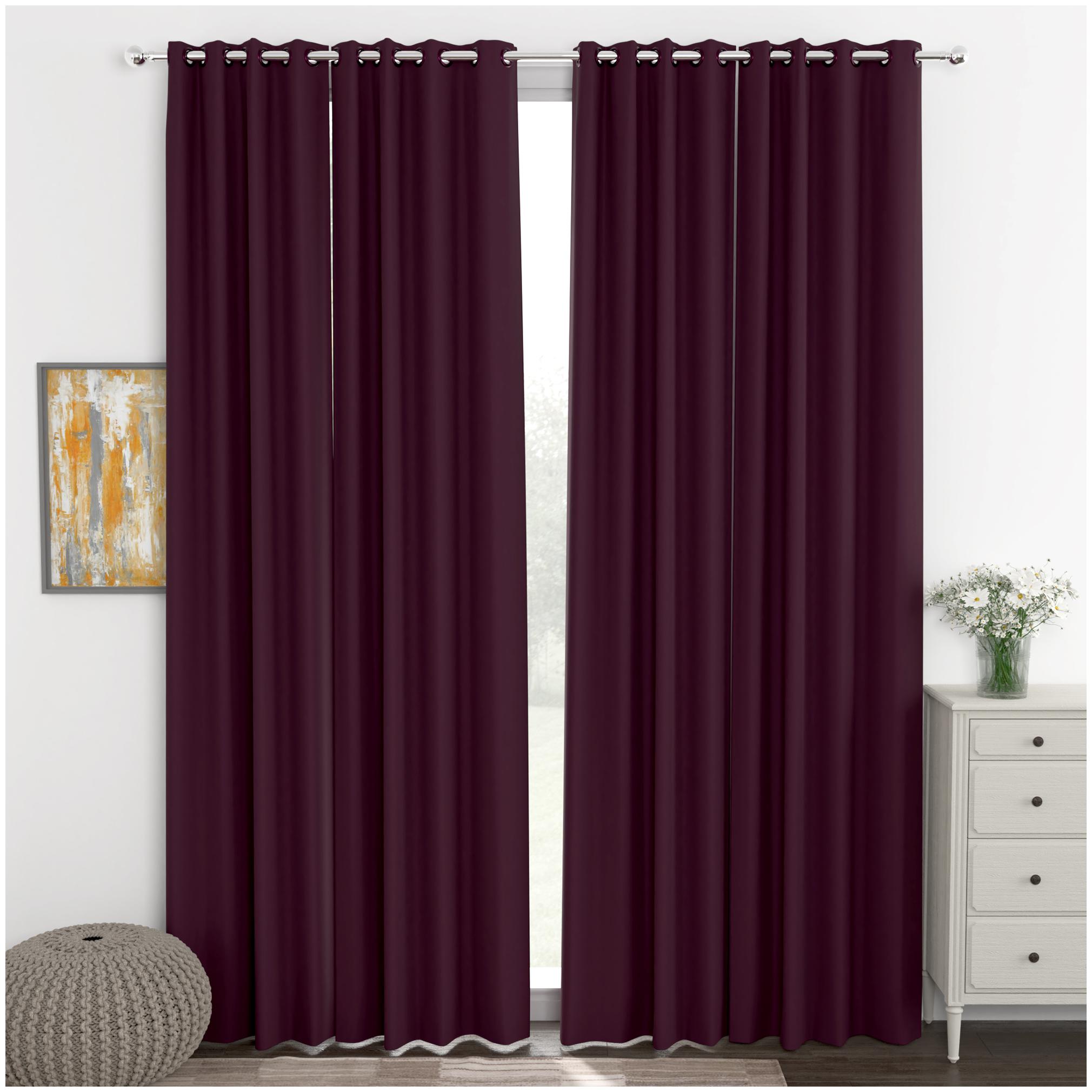 

Story Home Blackout Set of 4 Pcs Long Door Curtain - 9 ft