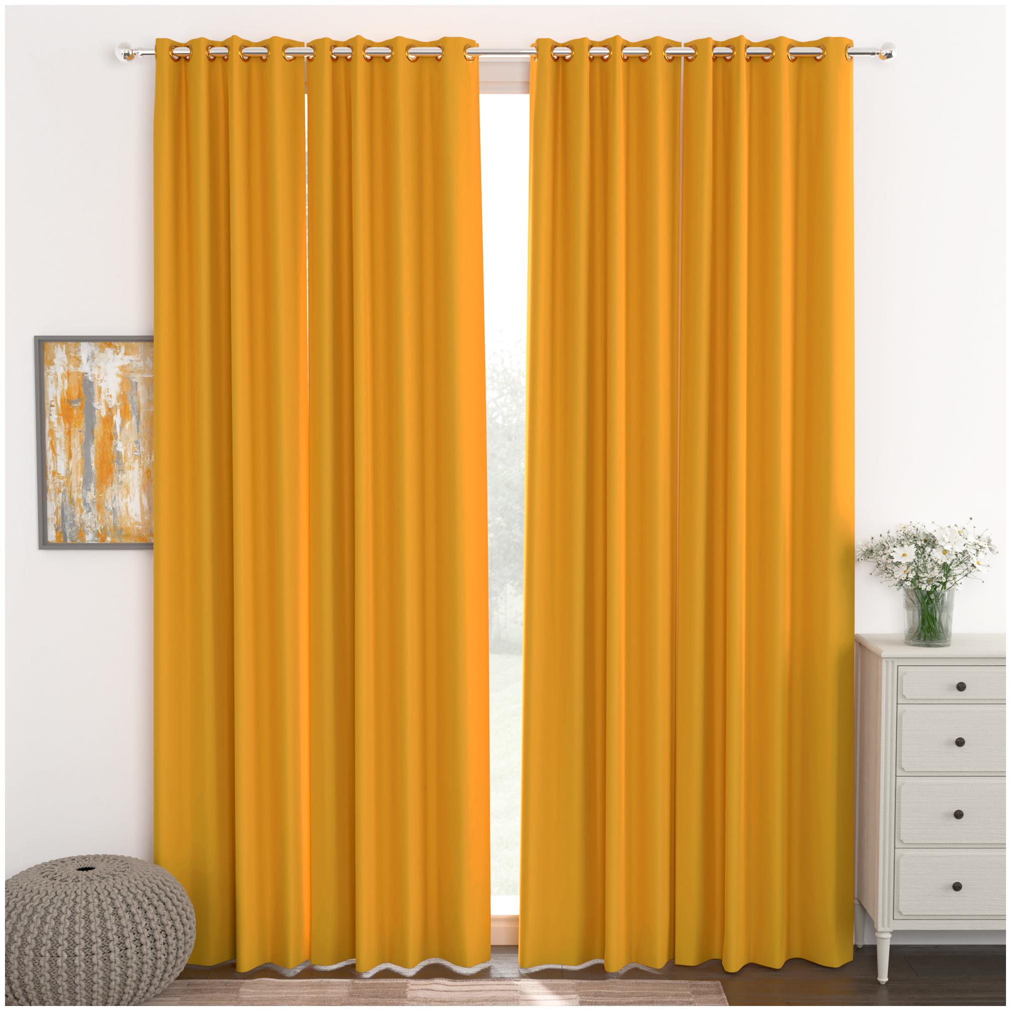

Story Home Blackout Set of 4 Pcs Long Door Curtain - 9 ft