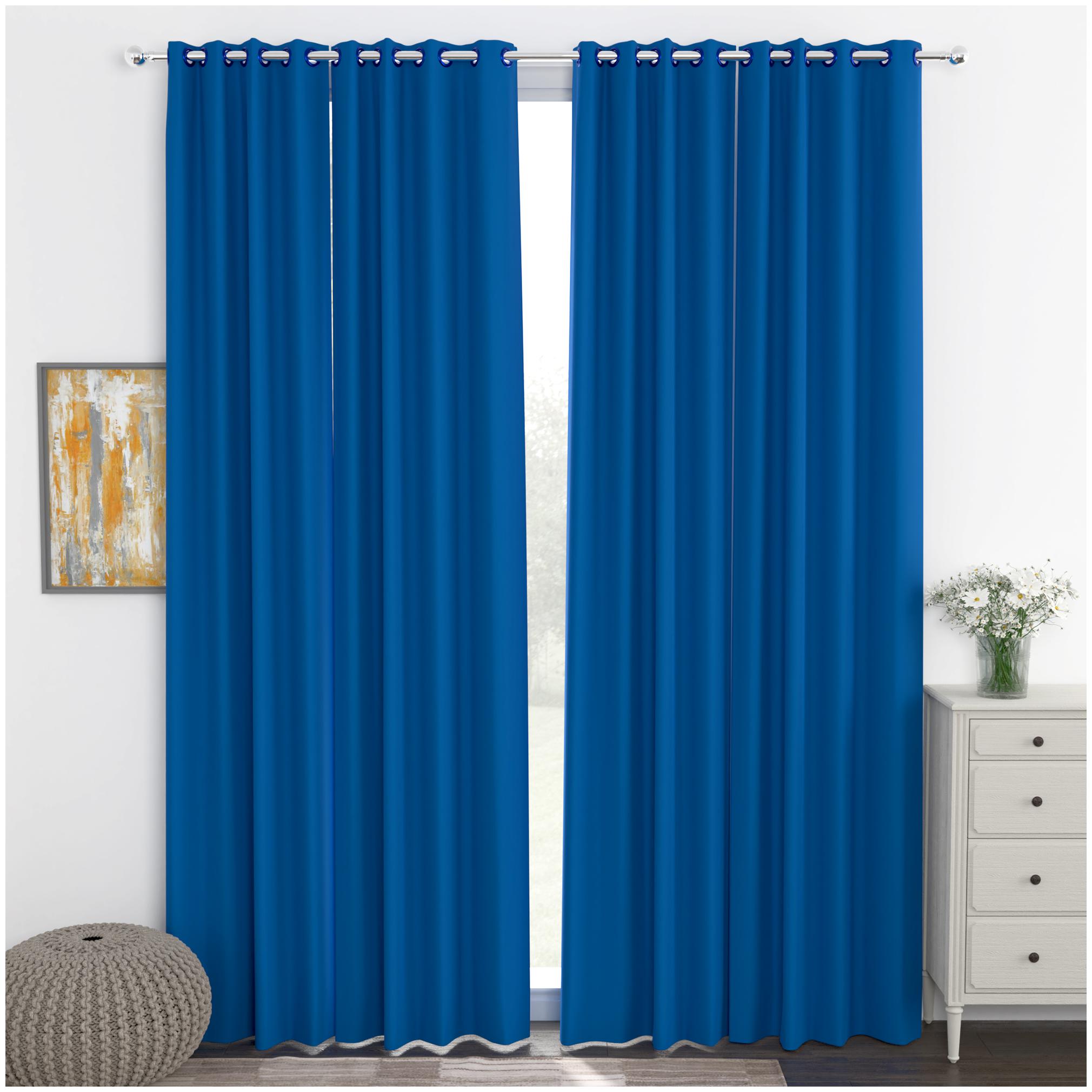 

Story Home Blackout Set of 4 Pcs Door Curtain - 7ft