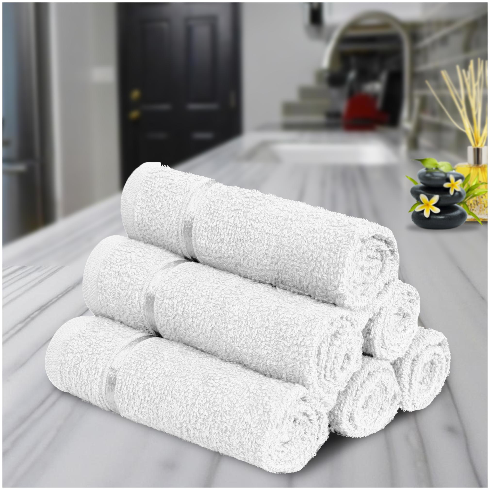 

Story Home 450 GSM Cotton Face towel ( 6 pieces White )