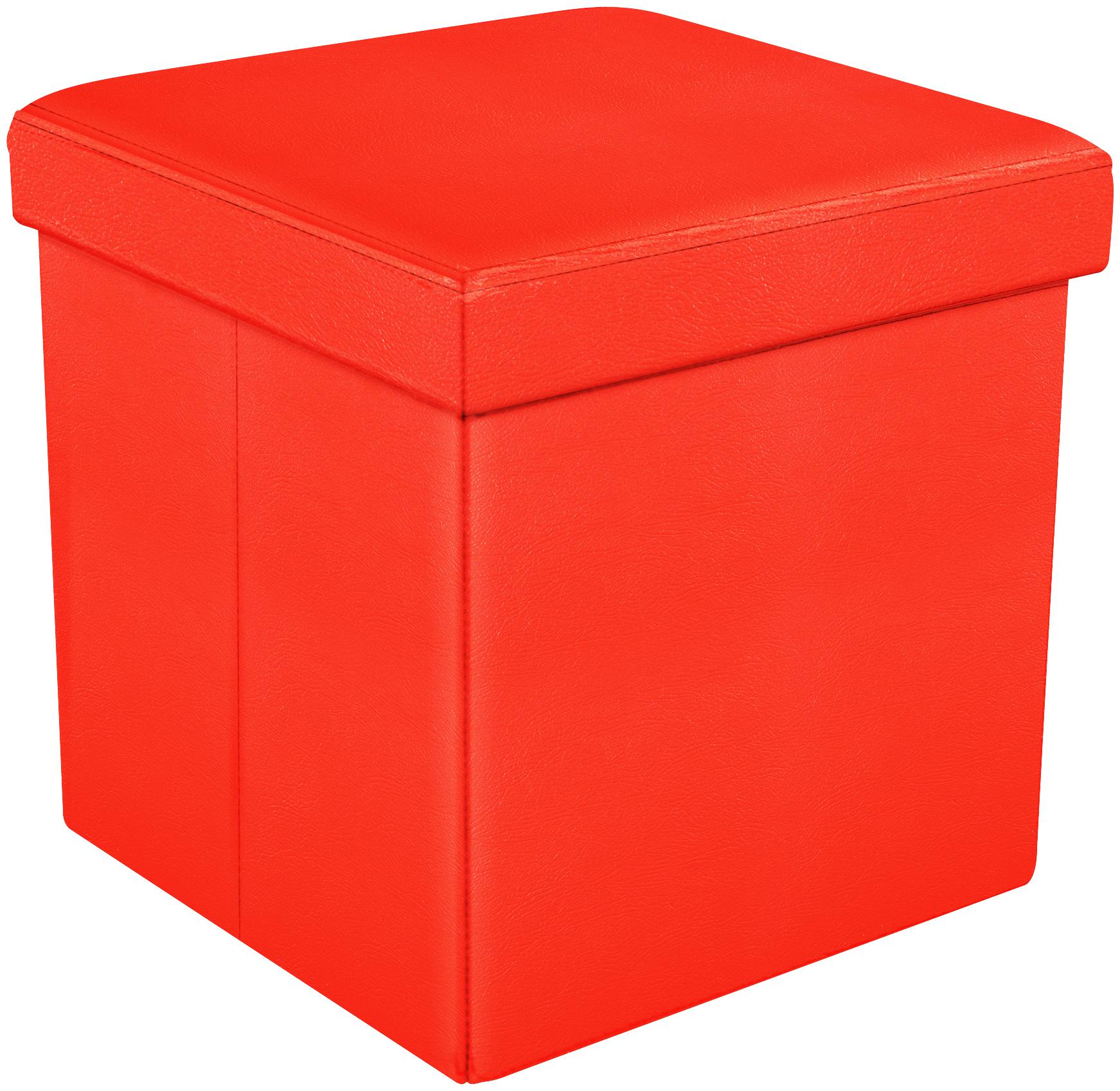 

Story home Foldable 1 pc Ottoman Storage Box Cum Stool