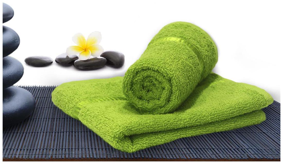 

Story Home 450 GSM Cotton Hand towel ( 2 pieces Green )