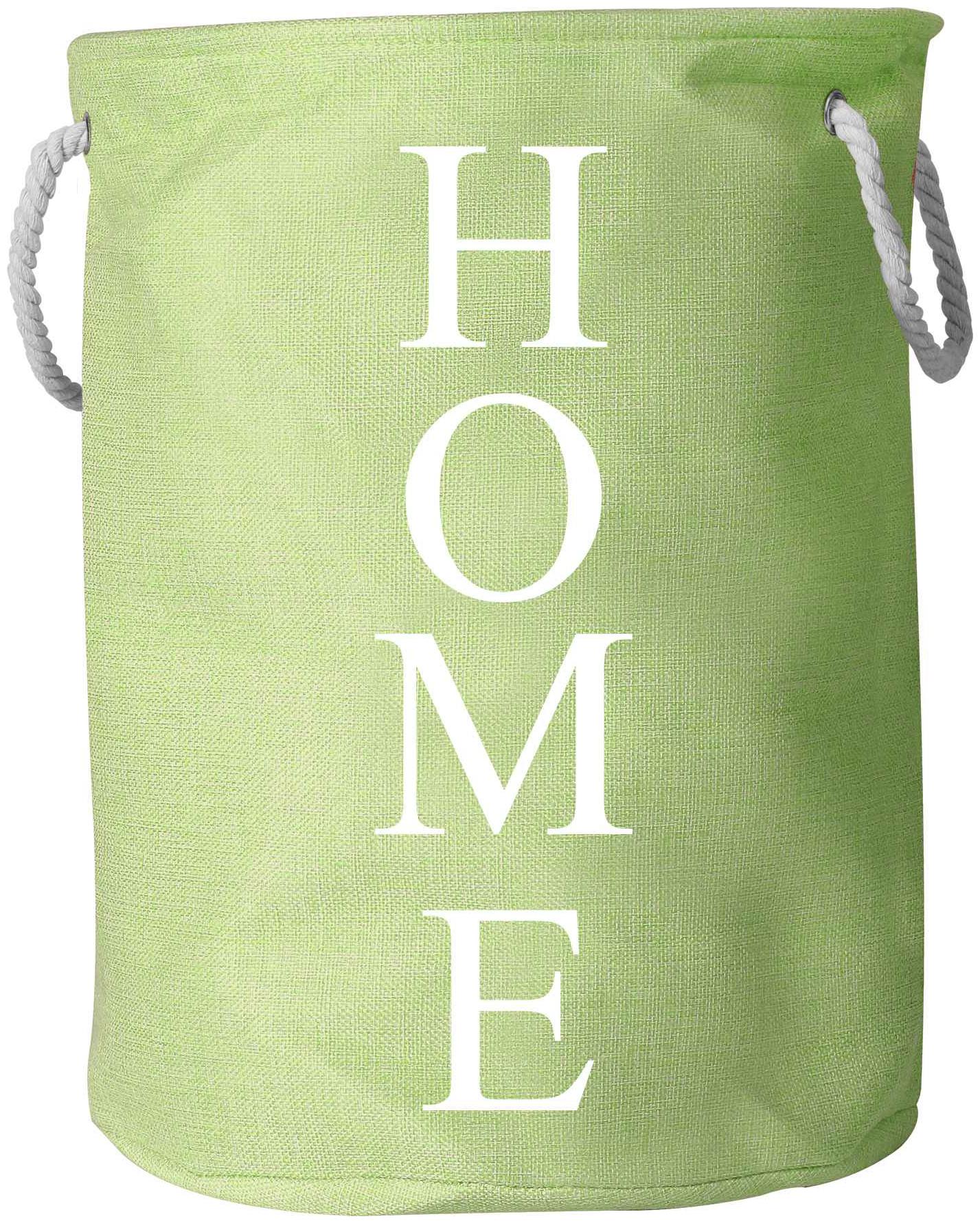 

Story Home Cloth Green Laundry Basket ( Set of 1 )
