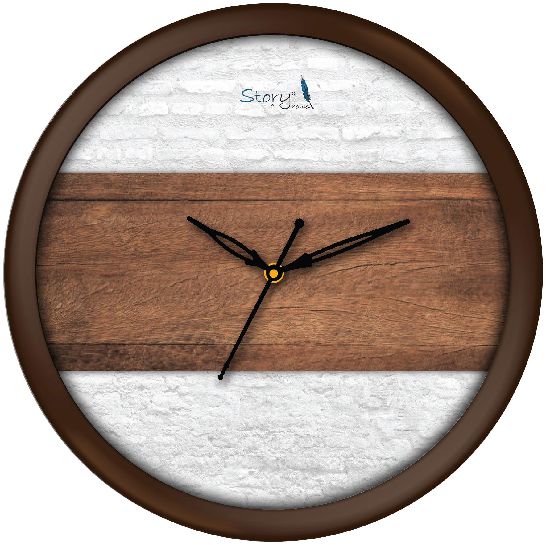 

Story Home Plastic Analog Wall clock ( Set of 1 )