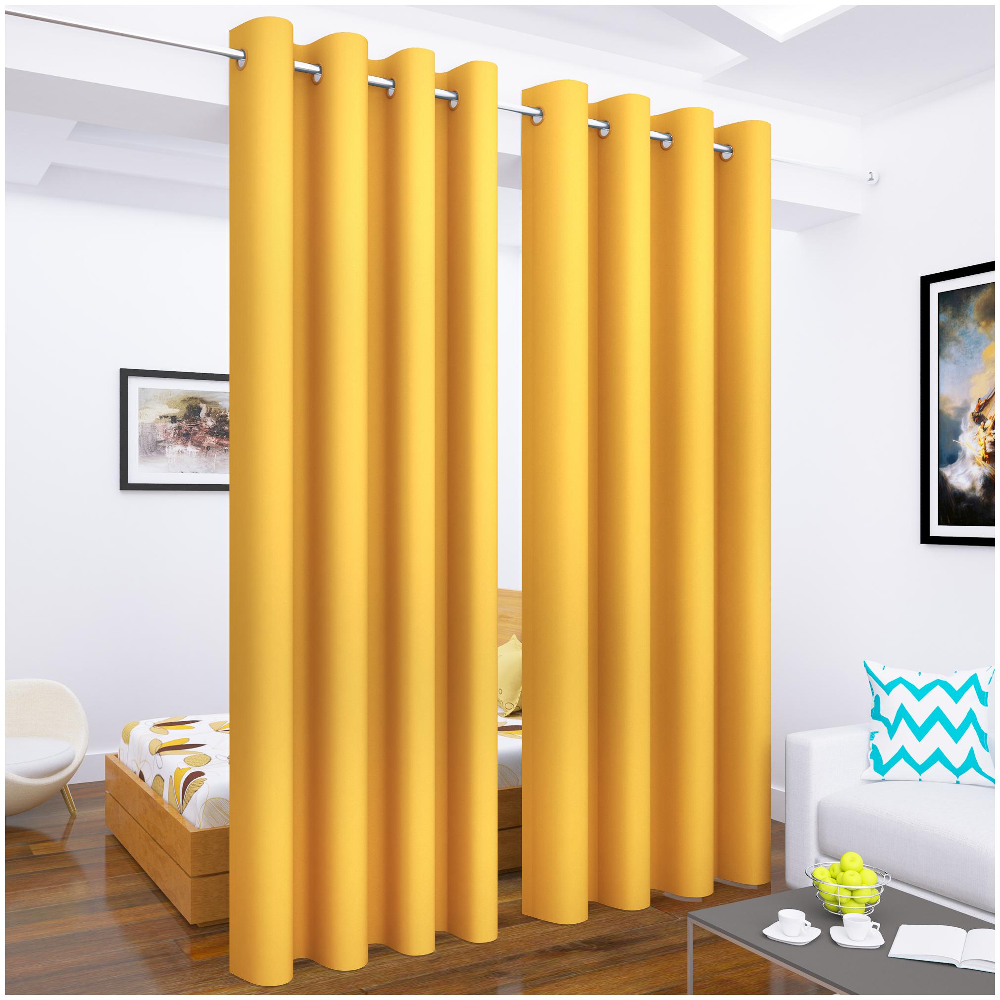 

Story Home Set of 2 Pcs Long Door Blackout Curtain - 9ft