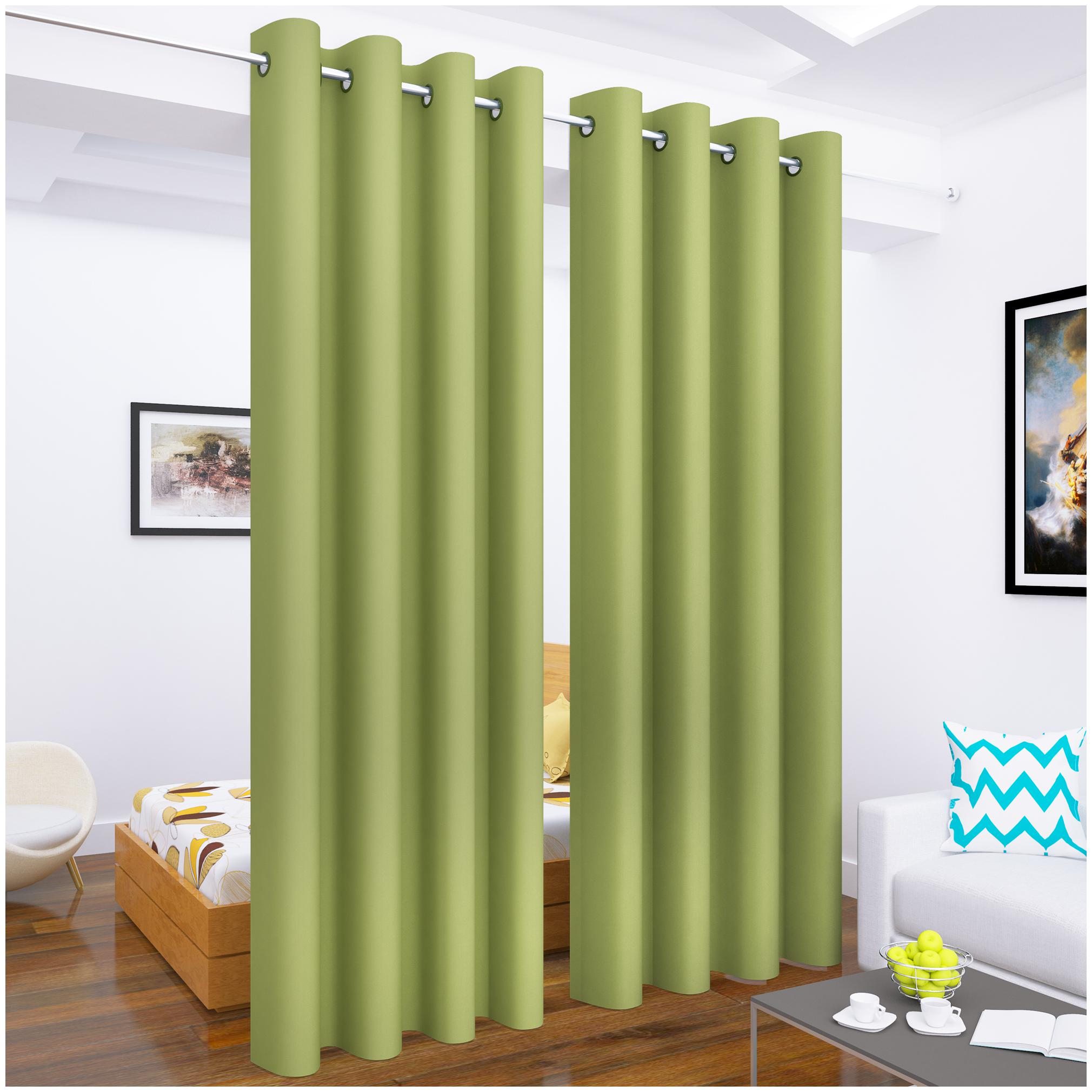 

Story Home Set of 2 Pcs Long Door Blackout Curtain - 9ft