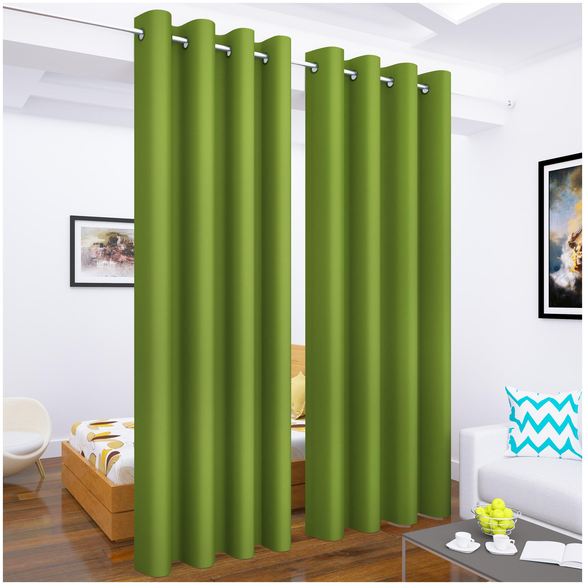 

Story Home Set of 2 Pcs Long Door Blackout Curtain - 9ft