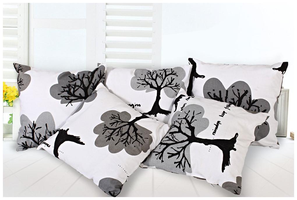 

Story Home Printed Cotton White Cushion Cover ( Regular Pack of 5 )