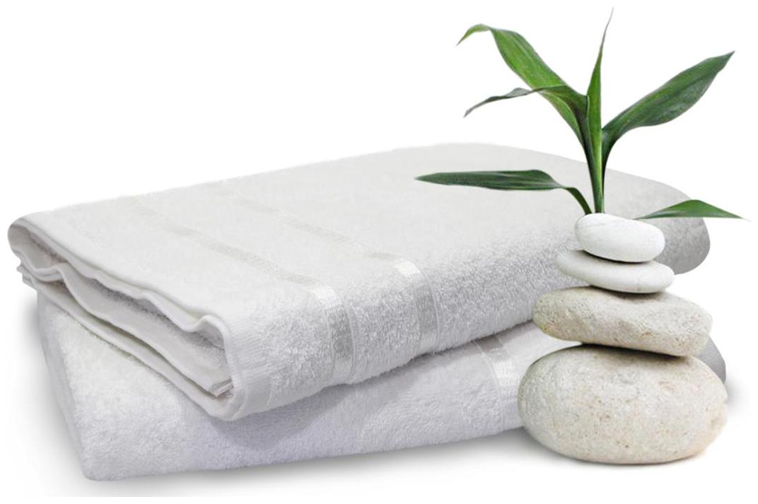 

Story Home 450 GSM Cotton Bath towel ( 2 pieces White )