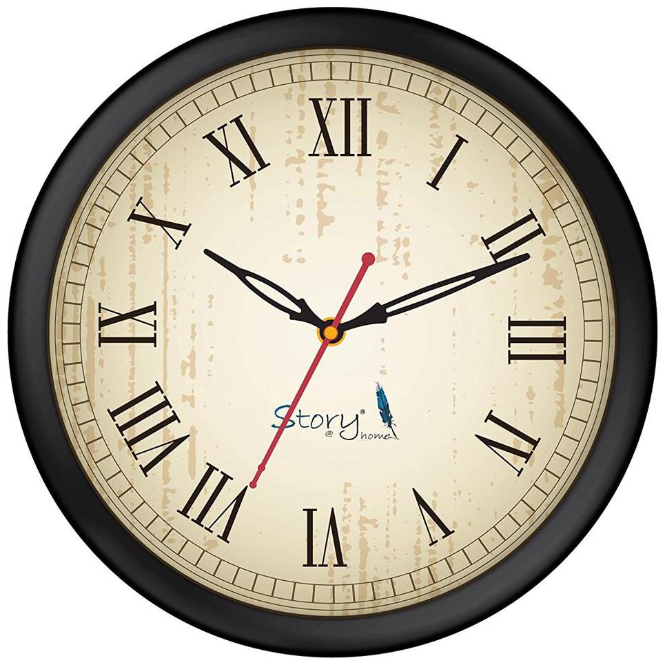 

Story Home Plastic Analog Wall clock ( Set of 1 )