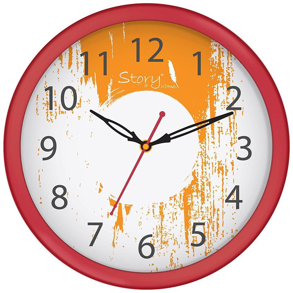 

Story Home Plastic Analog Wall clock ( Set of 1 )