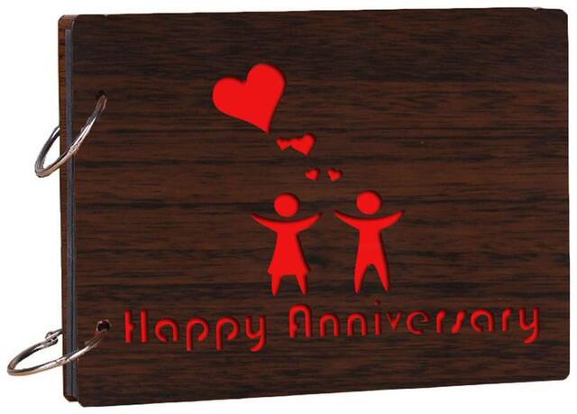 Studio shubham Wood Brown Single frame ( Set of 1 )