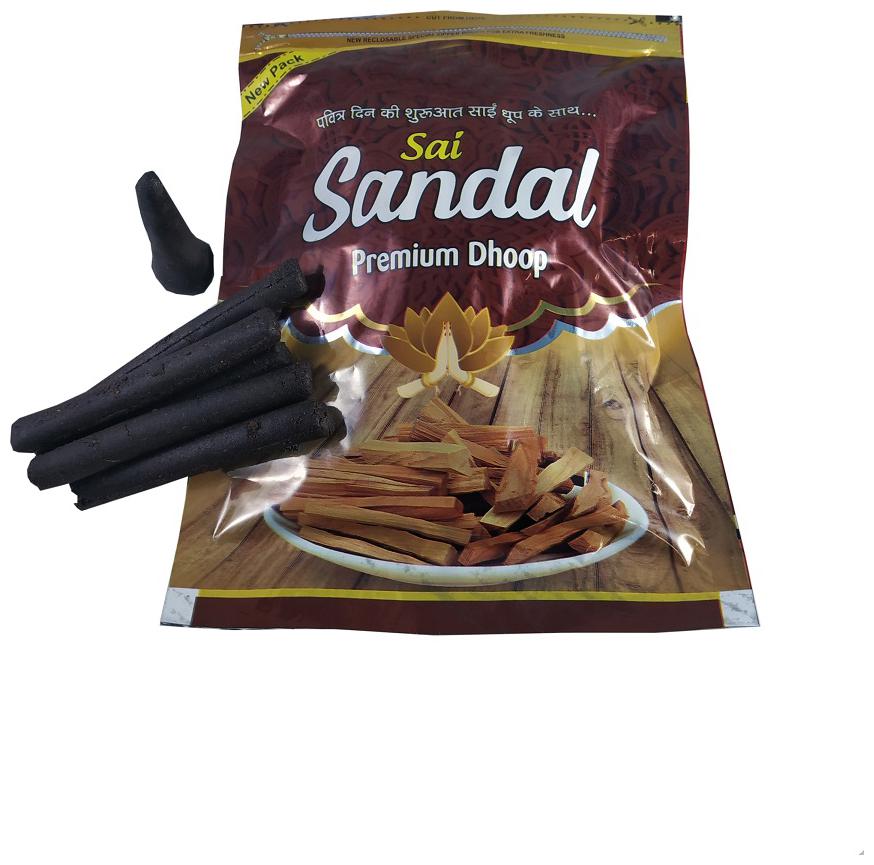 

Stylewell Premium Sai Charcoal Free Pollution Free Sandal Frangrance (100 Grams Each In Pkt) Dhoop Cone Batti For Spiritual Purpose Worship Puja And Mediation