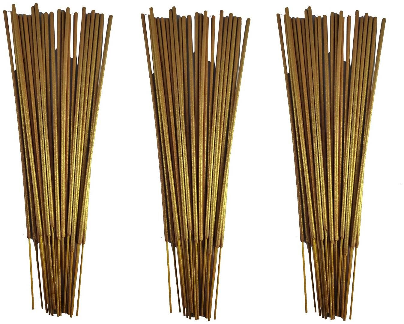 

Stylewell Premium (Set Of 3 Pkt) Golden Collections Pollution Free Dry Fresh Fragrance (100 Grams Each In Box) Incense Sticks Agarbattis For Spiritual Purpose Worship Puja And Mediation (300 Grams)