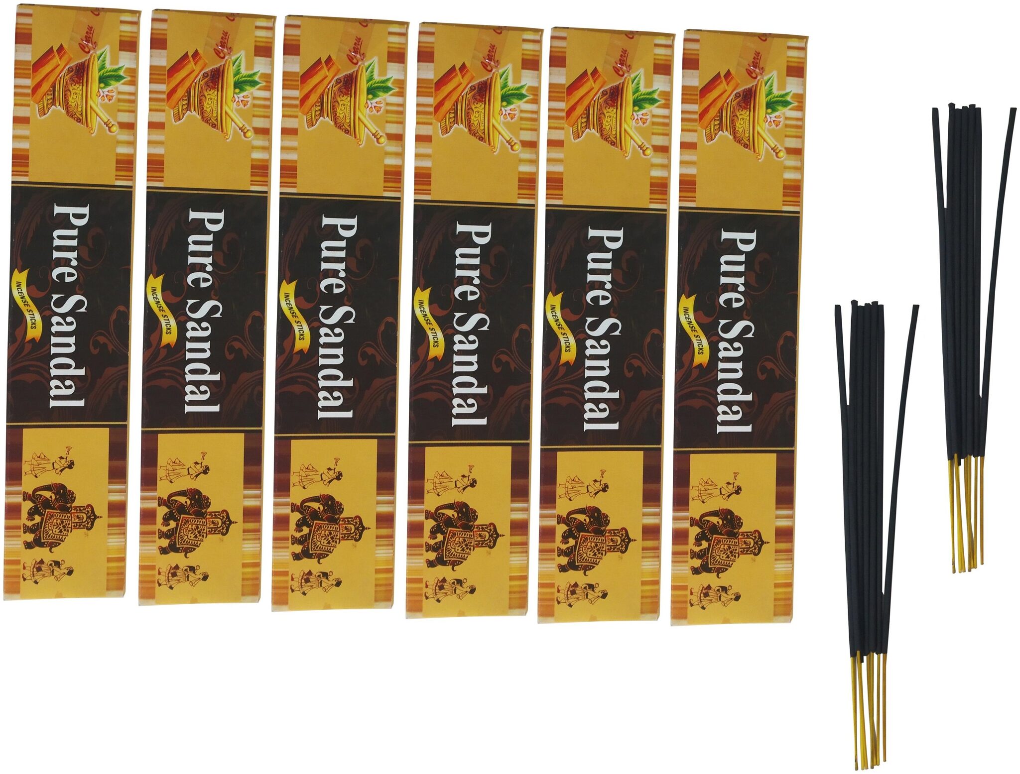 

Stylewell (Set Of 6 Pkt) Natural Mosquito Out Repellent Pollution Free Dry Fresh Pure Sandal Chandan Fragrance (10 Grams Box) Incense Sticks Agarbattis For Spiritual Purpose Worship Puja Mediation