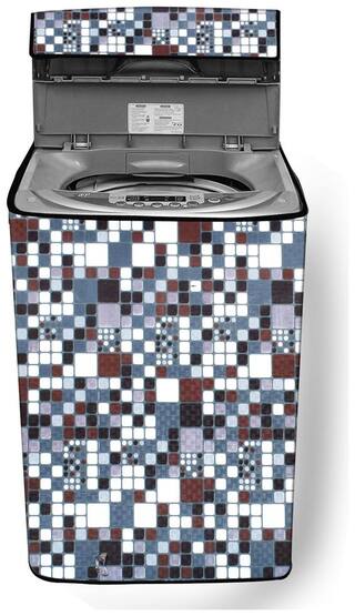 Buy Stylista Washing Machine Cover Compatible For Lg 6 5 Kg Inverter Fully Automatic Top Loading T7569nddlh Asfpeil Abstract Pattern Grey Online At Low Prices In India Paytmmall Com