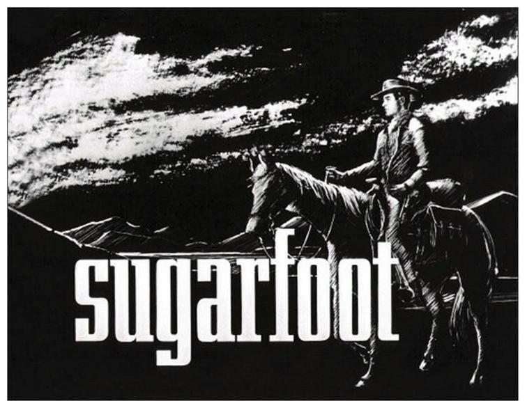 

SUGARFOOT FRIDGE MAGNET LARGE 4 X 5 WILL HUTCHINS TV LOGO FREE SHIPPING