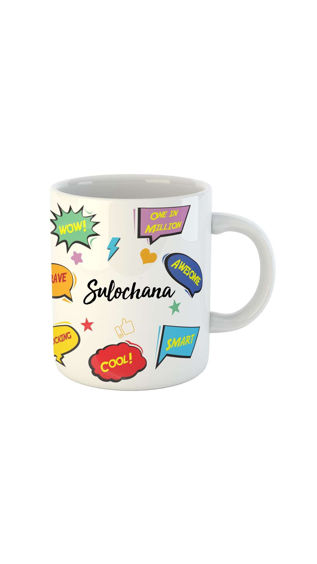 

Sulochana Name Printed Ceramic Coffee Mug Best Gift For Birthday by Impresion