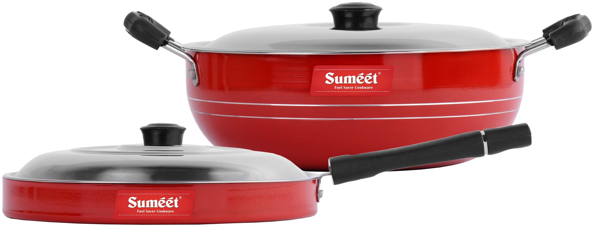

Sumeet 2 6Mm Thick Non-Stick Sangria Cookware Set