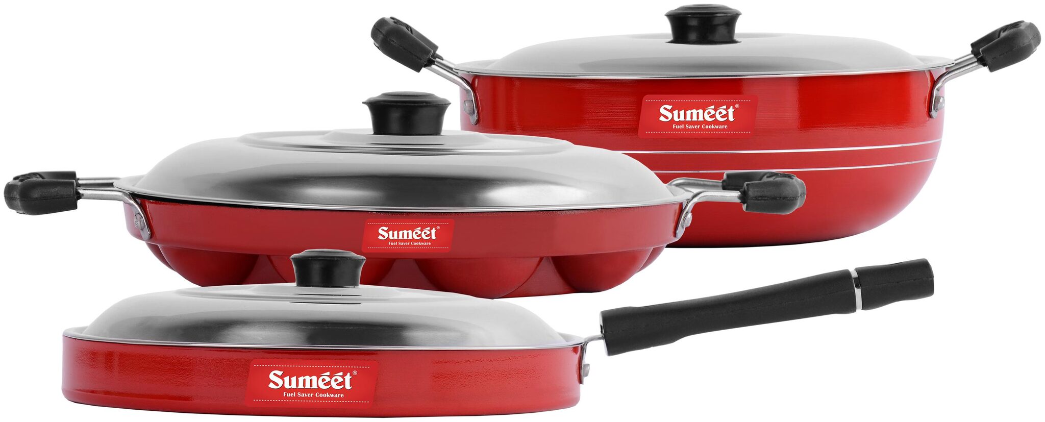 

Sumeet 2 6Mm Thick Non-Stick Kura Combo Set