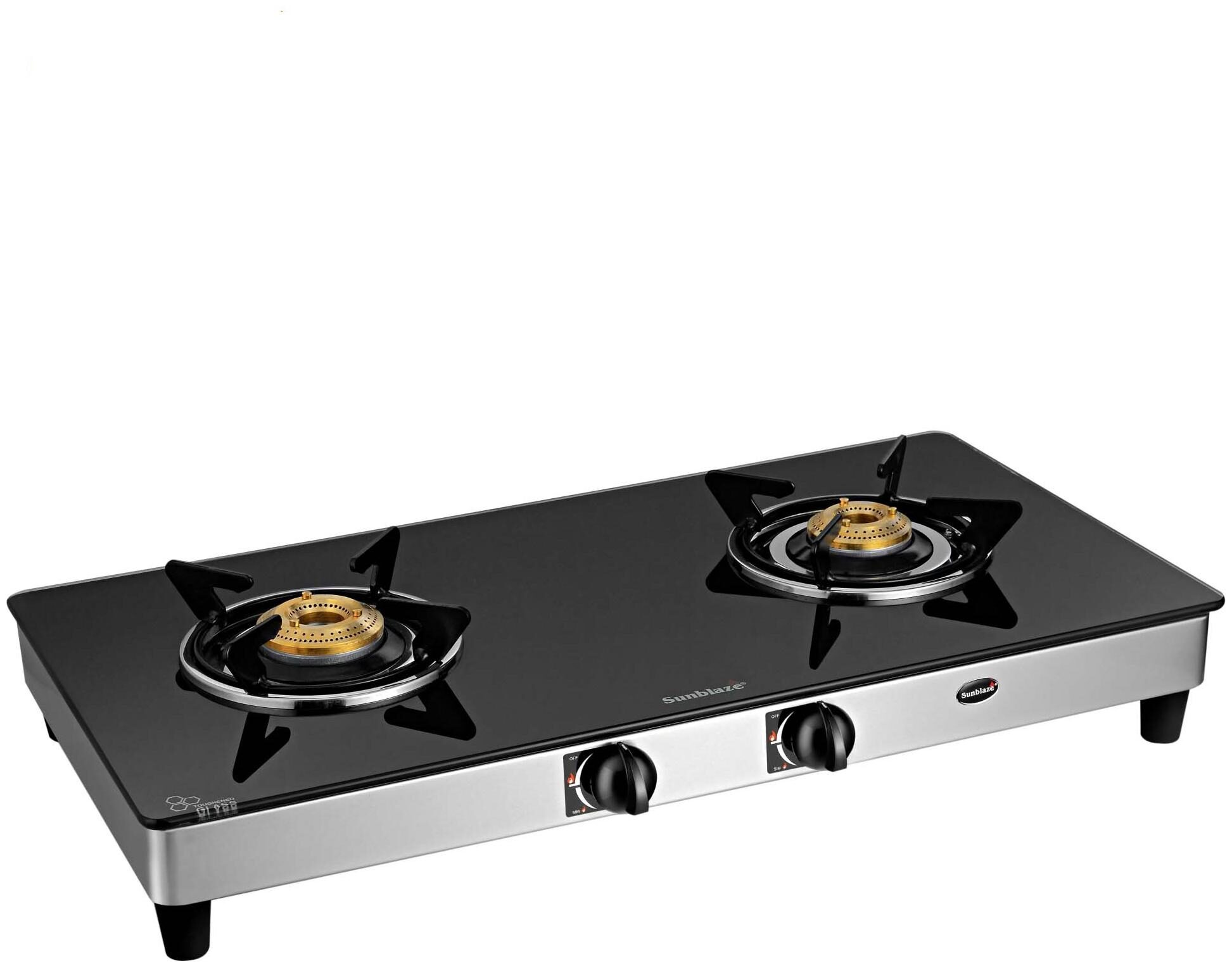 

Sunblaze 21121076 2 Burner Regular Black Gas Stove ISI Certified
