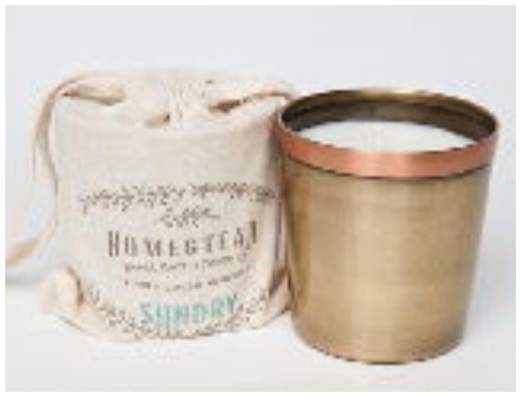 

SUNDRY 8 oz Cup in Cotton Bag Homestead Candle by Found Goods Market