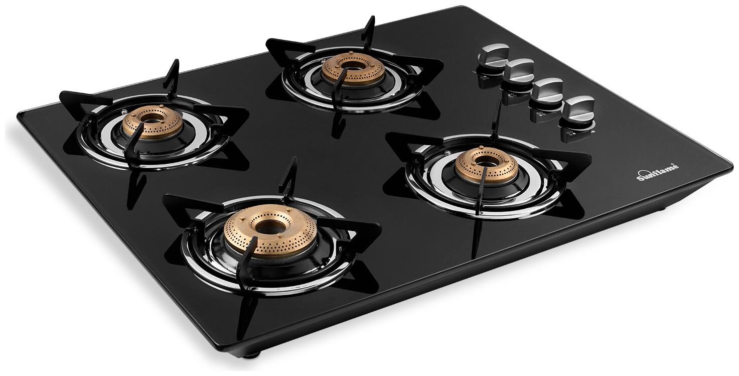 

Sunflame CT Excel HOB 4 Burner Hobs Black Gas Stove ISI Certified