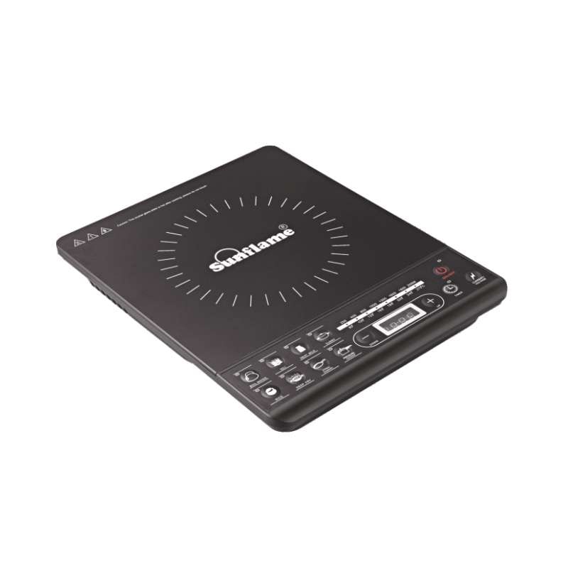 

Sunflame SF-IC09 2000WATTS 2000 W Induction Cooktop ( Black Push Button Control)