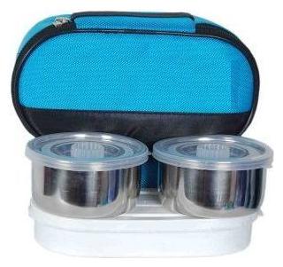 

SUPER DEAL 3 piece lunch box Assorted 3 Containers Lunch box ( Set of 1 700 ml )