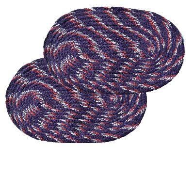 

Super India Oval Purple Door Mat (Set of 2)