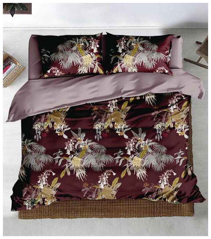 

Gifty Microfiber Floral King Size Bedsheet 200 TC ( 1 Bedsheet With 2 Pillow Covers Maroon )