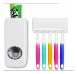 

Super Toothpaste Dispenser with 5 Toothbrush Holder