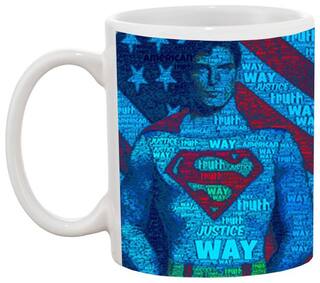 Superman Birthday Gift for Kids Ceramic Mug by AshvahTM Mug-1860