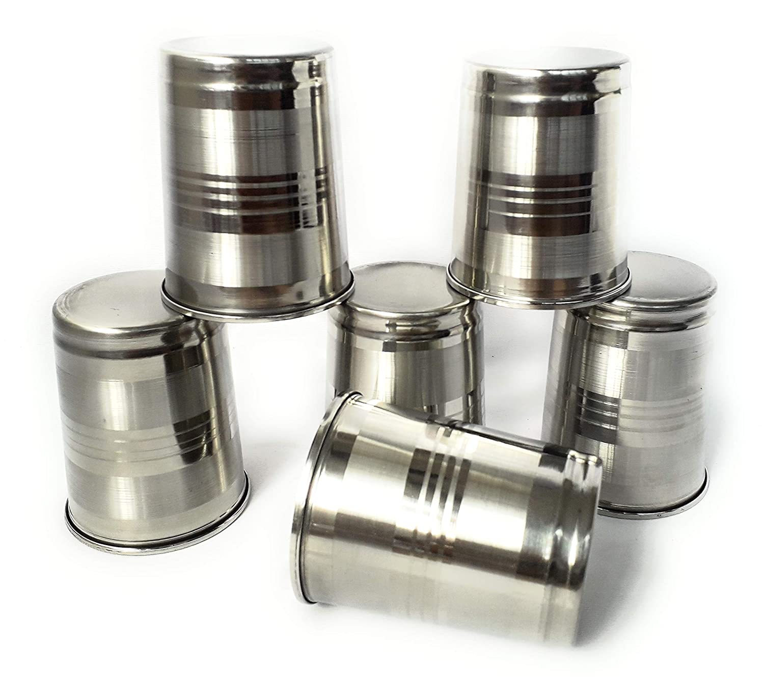 Stainless Steel Glass sets 250 ML Set of 6