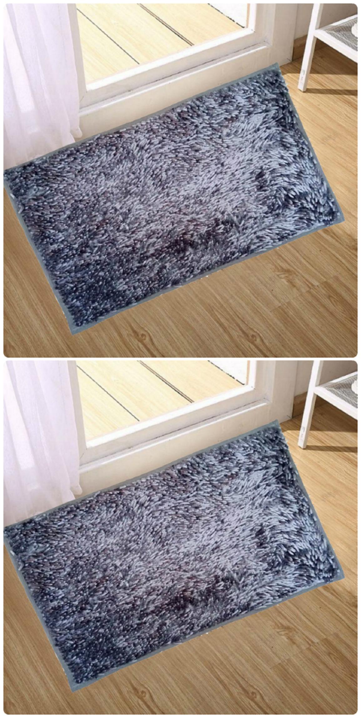 

Supreme Home Collective Microfiber Door Mat (Grey)
