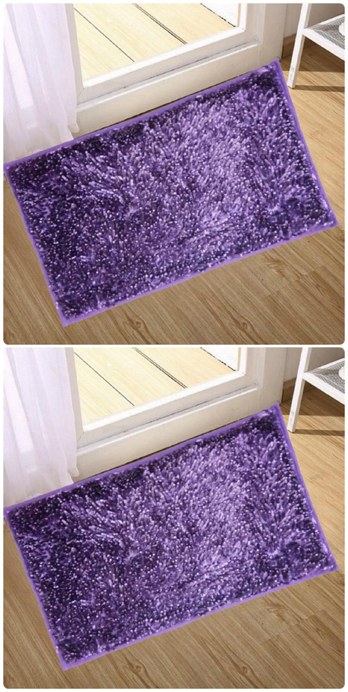 

Supreme Home Collective Microfiber Door Mat (Purple Purple)