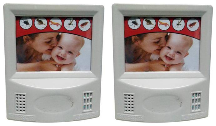 

Suraksha Ultrasonic Pest Repellent - No Killing No Poison No Chemical No Refilling Non-Toxic -(Pack of 2)