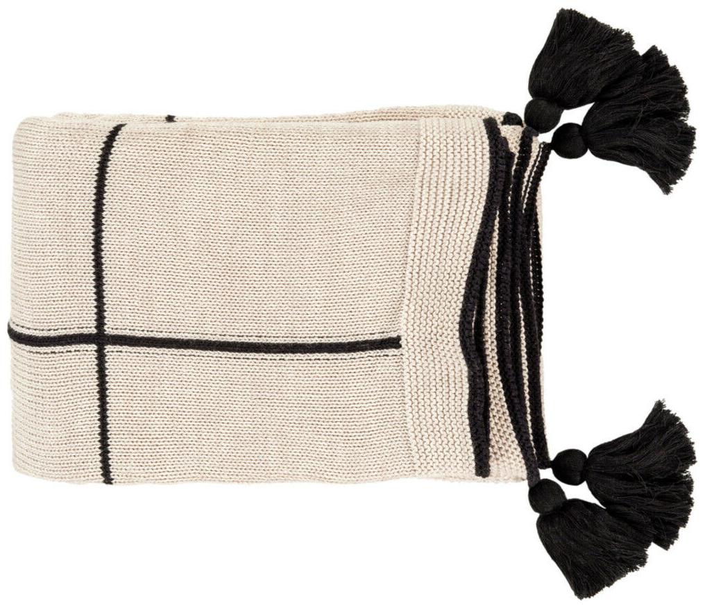 

Surya FCK1002-5060 Fleck 60 X 50 inch Beige Black Throws