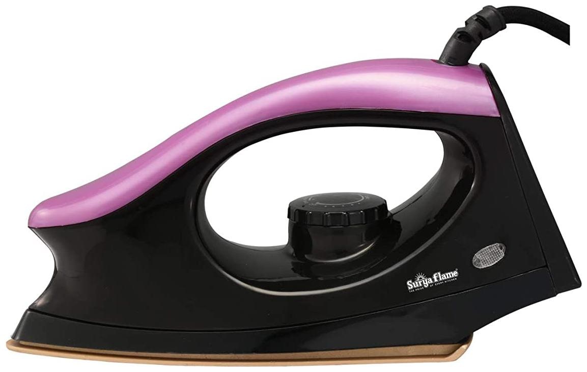 

Surya Flame Desire 1000-Watt Light Weight Dry Iron (Purple)
