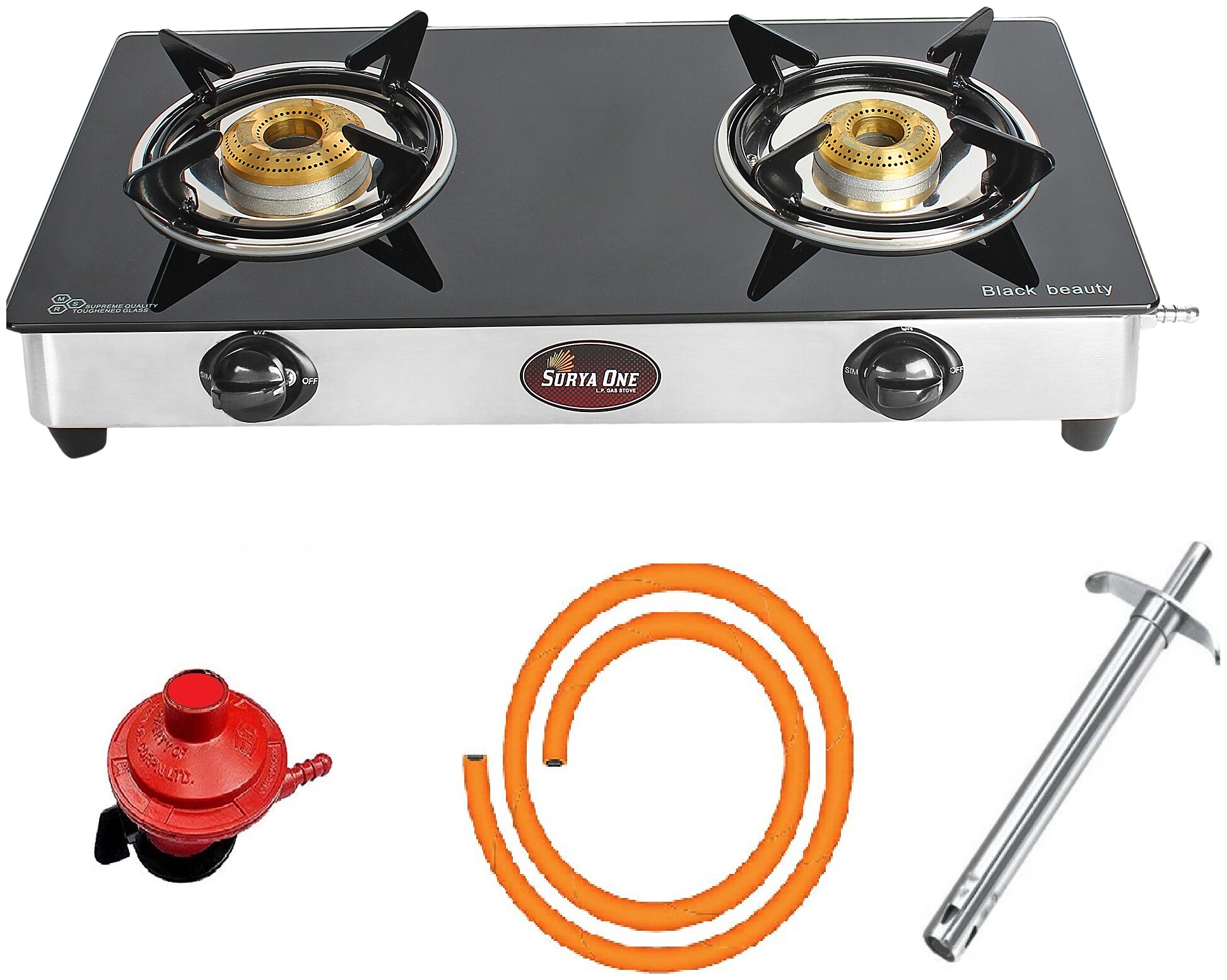 

SURYAONE 2 Burner Regular Assorted Gas Stove