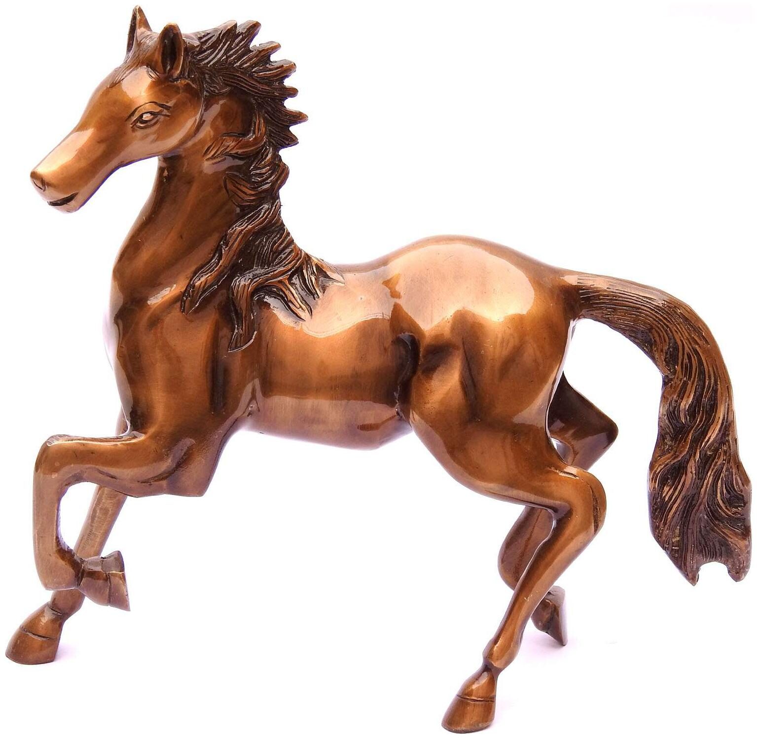 

Susajjit Brass Figurine Horse Showpiece Animal Statue Home Decorative For Gift