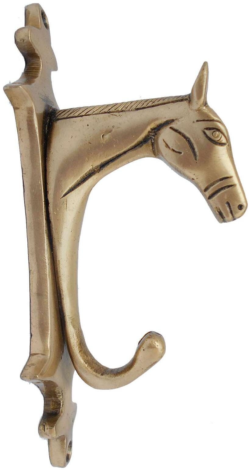 

Susajjit Brass Horse Hook and Key Hanger Coat Hook and Hanger